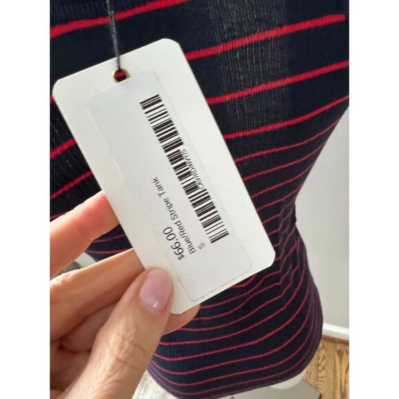 NWT Cavan & Co. Lot of 2 Ribbed Striped Tank Tops Small - Picture 7 of 9